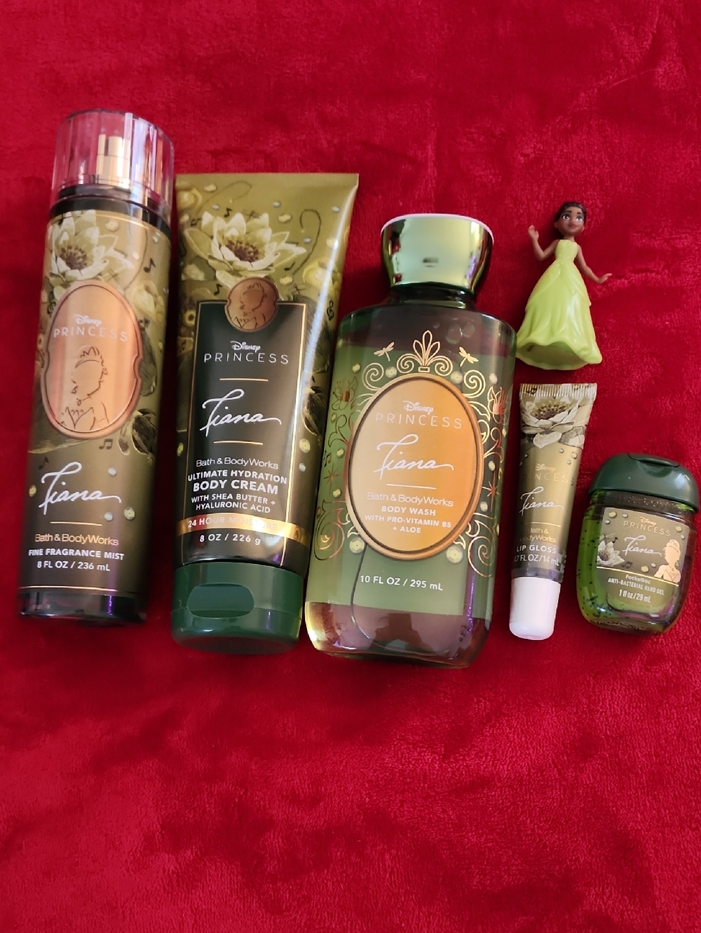 ✨️👸NWT LIMITED EDTION DISNEY PRINCESS TIANA  6PC SET/ BATH BODY WORKS✨️👸